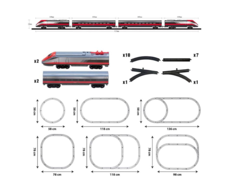Jucarie Tren de Oras cu 4 Vagoane [2]