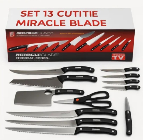 Set 13 Cutite Bucatarie, Miracle Blade