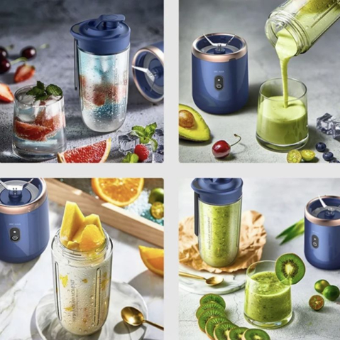 Set Blender 5 in 1 LUXORYA VELAR™ 2000W – Mixer Vertical cu Putere maxima pentru preparate perfecte si un Blender Portabil CADOU [6]