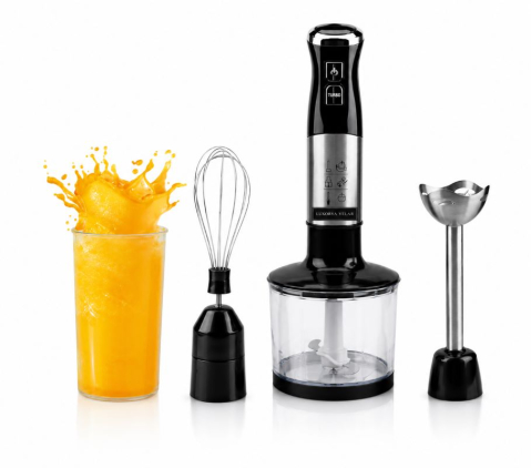 Set blender de mana 4 in 1, Luxorya Velar™ Mixer Vertical cu accesorii si Blender Portabil CADOU [1]