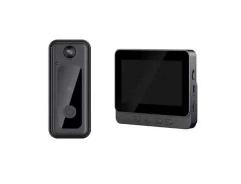 Sonerie video Luxorua Velar™  fara fir wireless exterior cu monitor,Ecran IPS 4.3 inch, camera HD 1080P, Unghi de vizualizare 170°, captura imagine la apasarea soneriei, conexiune prin bluetooth,IP65 [6]