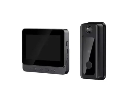 Sonerie video Luxorua Velar™  fara fir wireless exterior cu monitor,Ecran IPS 4.3 inch, camera HD 1080P, Unghi de vizualizare 170°, captura imagine la apasarea soneriei, conexiune prin bluetooth,IP65 [8]