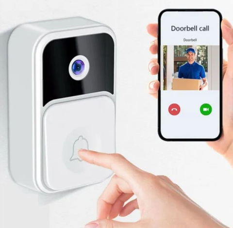 Sonerie smart - Sonerie Video Smart Luxorya Velar™  Camera Supraveghere WiFi, Fara fir, Night Vision, Voice Changer, Audio Bidirectional, Apel Vocal si interfon video, Control Aplicatie Android/iOS