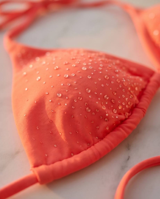 Costum de baie Coral cu Slip Brazilian [6]