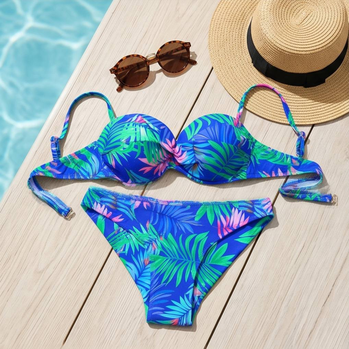 Costum de Baie Exotic – Imprimeu Tropical [2]