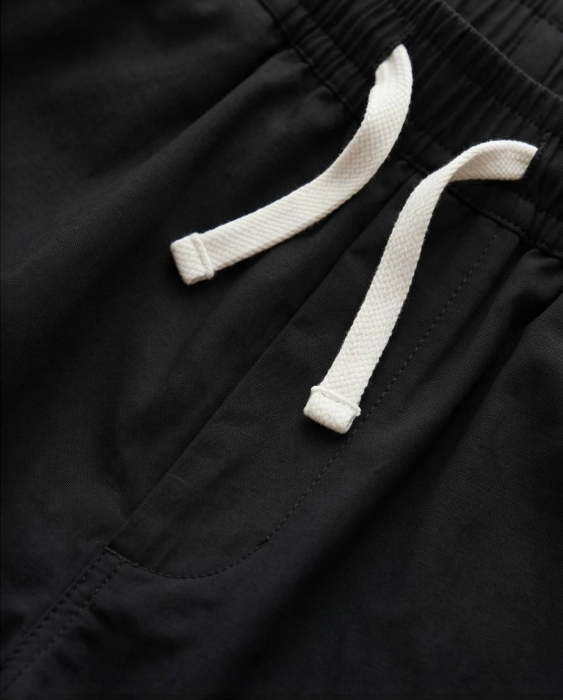 Pantaloni scurti M’Sara Negru din Bumbac 100% [5]