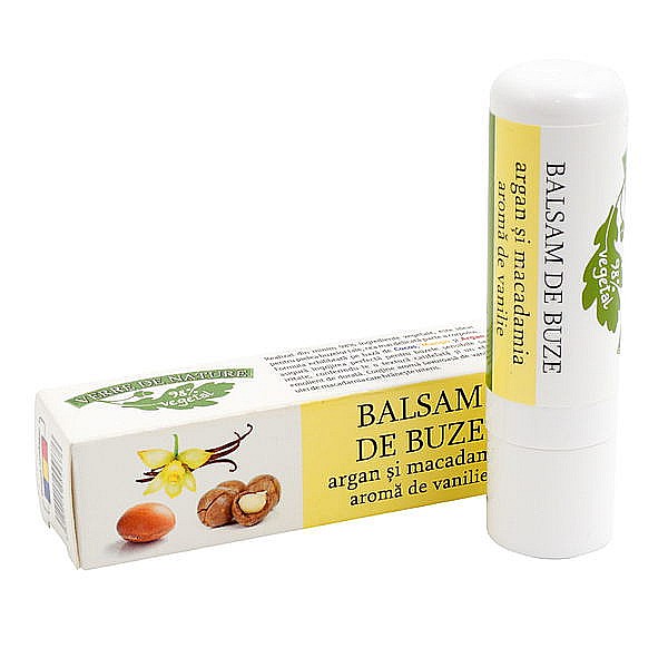 Balsam de buze cu ulei de argan, macadamia si aroma de vanilie, 4.8 g - Manicos [2]