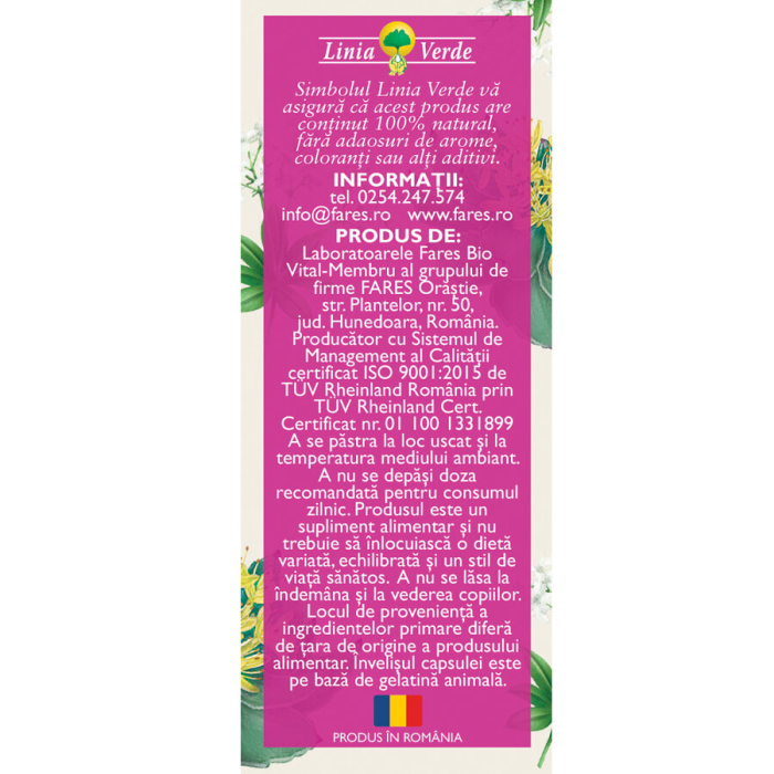 Distonoplant Forte N171, 60 capsule, Fares [2]