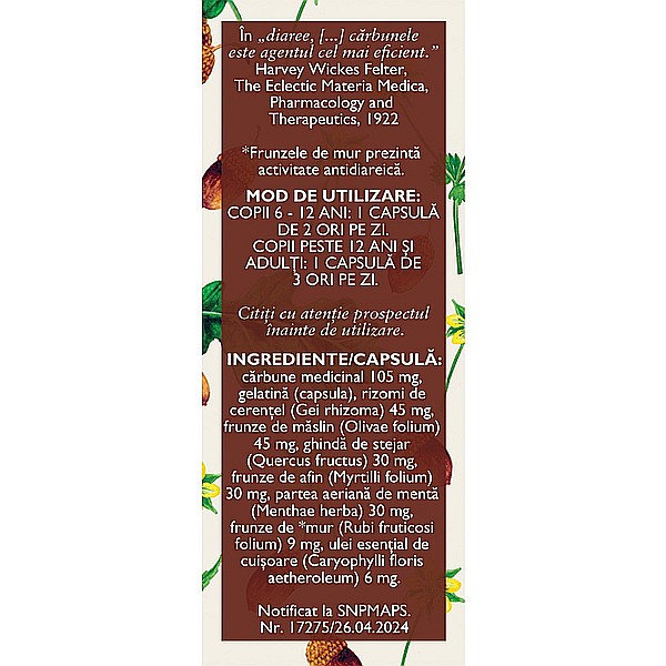 Enterostop, D68, 30 capsule - Fares [4]