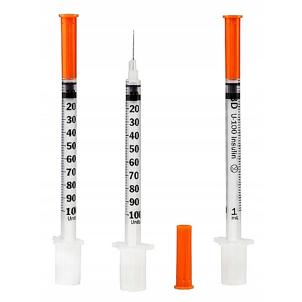 Seringi 1ml insulina cu ac fix G29 - Becton Dickinson [2]