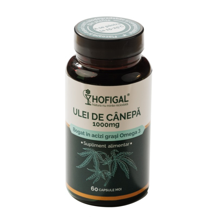 ULEI CANEPA 1000MG 60 capsule – Hofigal [2]
