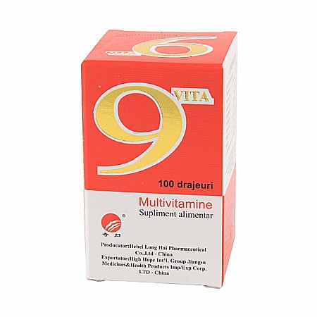 Metabolism - Multivitamine, 100 drajeuri - 9 Vita