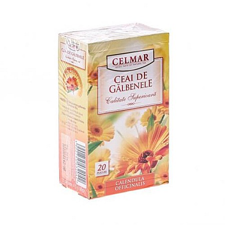 Ceaiuri - Ceai de galbenele, 20 plicuri - Celmar