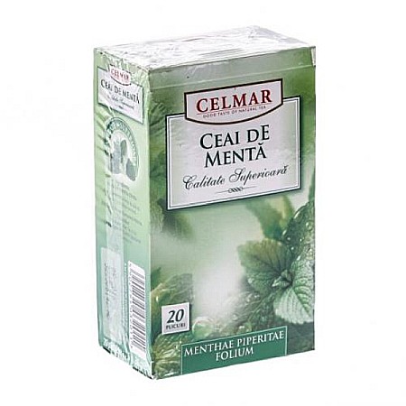 Ceaiuri - Ceai de menta, 20 plicuri - Celmar