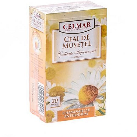 Ceaiuri - Ceai de musetel, 20 plicuri - Celmar