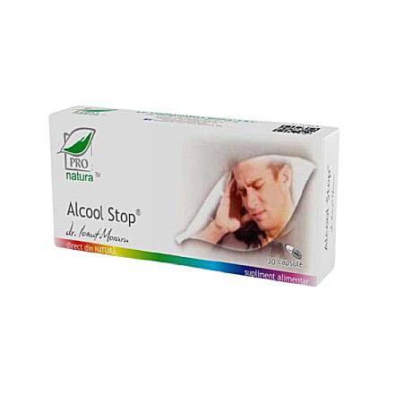 Antialcool - Alcool Stop, 30 capsule - Pro Natura