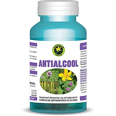 Antialcool - Antialcool, 60 capsule - Hypericum