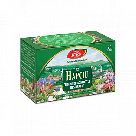 Ceaiuri - Ceai hapciu, R2, 20 plicuri - Fares