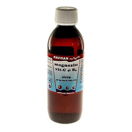Antistres - Sirop magneziu + vitamina C + vitamina B6, 250 ml - Favisan