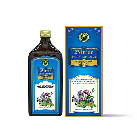 Tincturi - Bitter Taina Plantelor fara alcool, 200 ml - Hypericum
