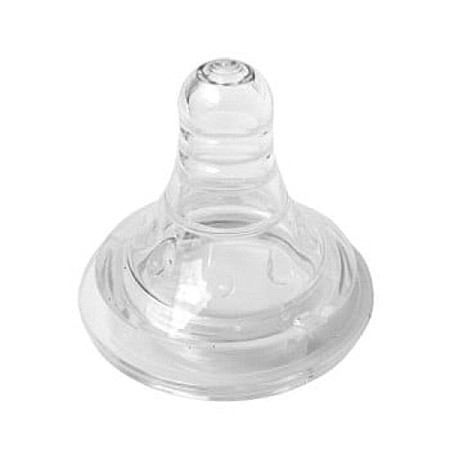 Suzete si Biberoane - Tetina silicon gat larg (3-6 luni), 2 bucati RO437 - Primii Pasi