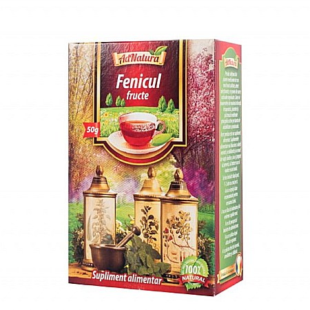 Ceaiuri - Ceai fructe fenicul, 50 g - AdNatura