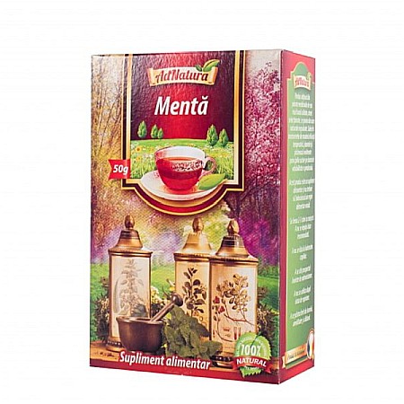 Ceaiuri - Ceai menta, 50 g - AdNatura
