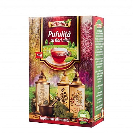 Ceaiuri - Ceai pufulita flori mici, 50 g - AdNatura