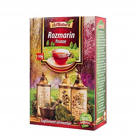 Ceaiuri - Ceai frunze rozmarin, 50 g - AdNatura