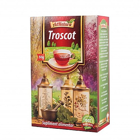 Dieta si Wellness - Ceai troscot, 50 g - AdNatura