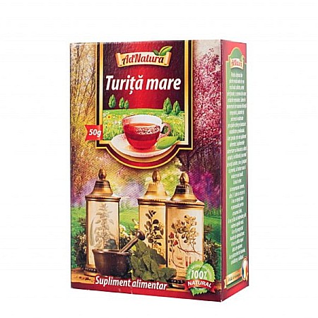 Dieta si Wellness - Ceai turita mare, 50 g - AdNatura