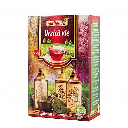 Ceaiuri - Ceai urzica vie, 50 g - AdNatura