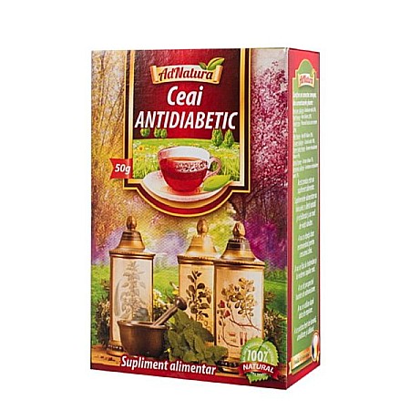 Ceaiuri - Ceai antidiabetic, 50 g - AdNatura