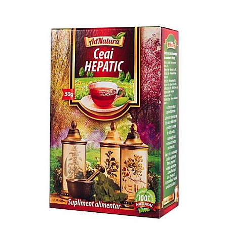 Ceaiuri - Ceai hepatic, 50 g - AdNatura