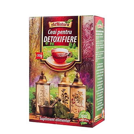 Ceai pentru detoxifiere, 50 g - AdNatura