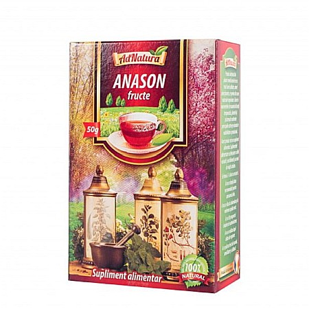 Ceaiuri - Ceai anason fructe, 50 g - AdNatura