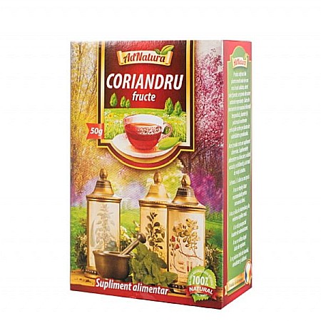 Ceaiuri - Ceai coriandru fructe, 50 g - AdNatura