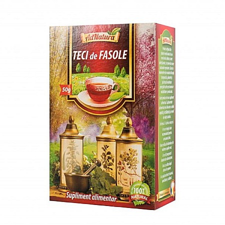 Dieta si Wellness - Ceai teci fasole, 50 g - AdNatura