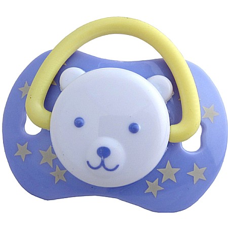 Suzete si Biberoane - Suzeta silicon ortodontica fata ursulet (+0 luni) - RO333 - Primii Pasi