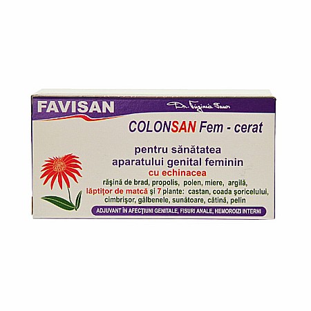 Aparatul Genital - Colonsan Fem cerat 7 plante, 1.9 g x 12 bucati - Favisan