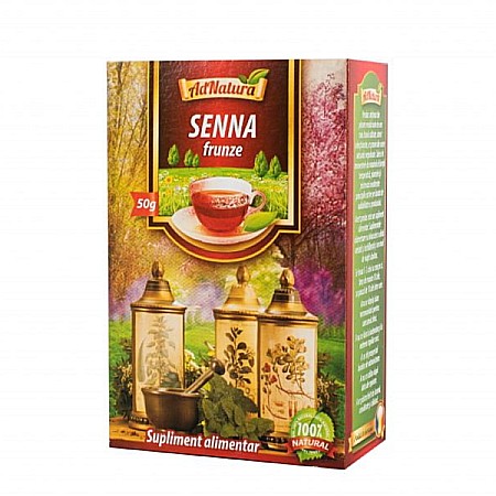 Ceaiuri - Ceai frunze senna, 50 g - AdNatura