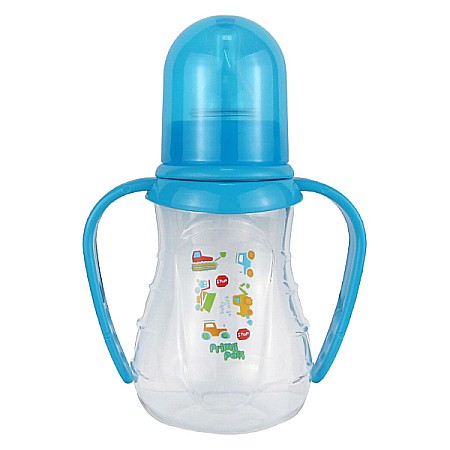 Suzete si Biberoane - Biberon decorat cu manere (+0-3 luni), 150 ml - RO155 - Primii Pasi