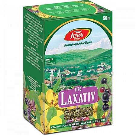 Ceai laxativ, D76, 50 g - Fares