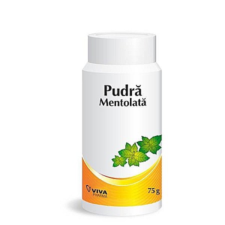 Tratamente pentru Picioare - Pudra mentolata, 75 g - Vitalia