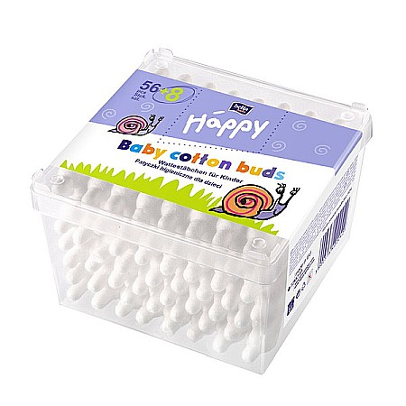 Betisoare Igienice Happy din Hartie cu Aparatoare, 56+8 bucati – Bella