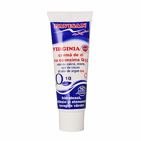 Ingrijire Fata - Crema hidratanta de zi cu coenzima Q10 Virginia, 50 ml - Favisan
