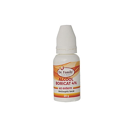 Dispozitive Medicale - Alcool boricat 4%, 20g - Dr. Family