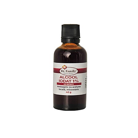 Igienizanti Maini - Alcool iodat 1%, 40 g - Dr. Family