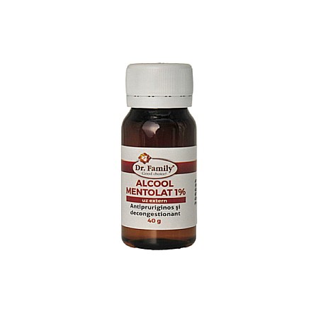 Antiseptice - Alcool mentolat 1%, 40 g - Dr. Family