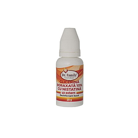Ingrijire Personala - Glicerina Boraxata 10% cu Nistatina, 25g - Dr. Family